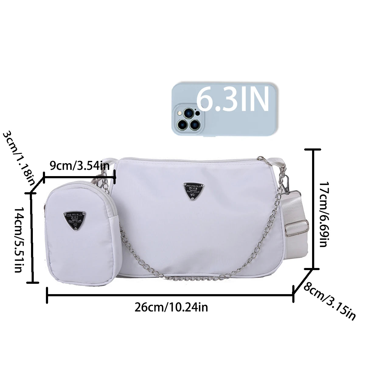 Nylon Crossbody Bag | Wovetsa