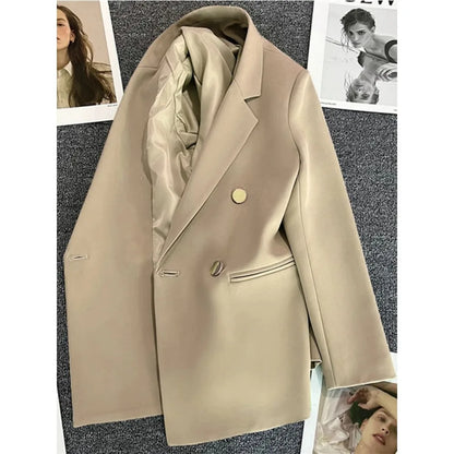 Double-Breasted Slim Blazer | Wovetsa