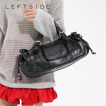 PU Leather Pillow Crossbody Bag | Wovetsa