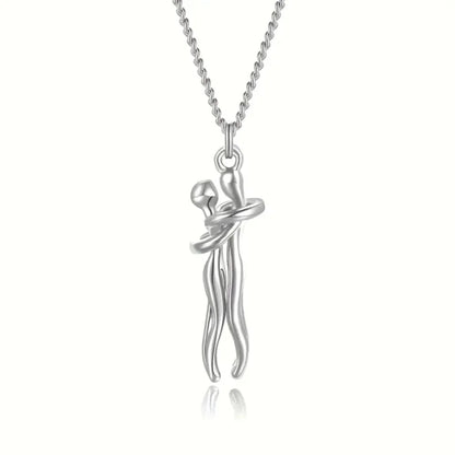 Hug Pendant Necklace for Couples | Wovetsa