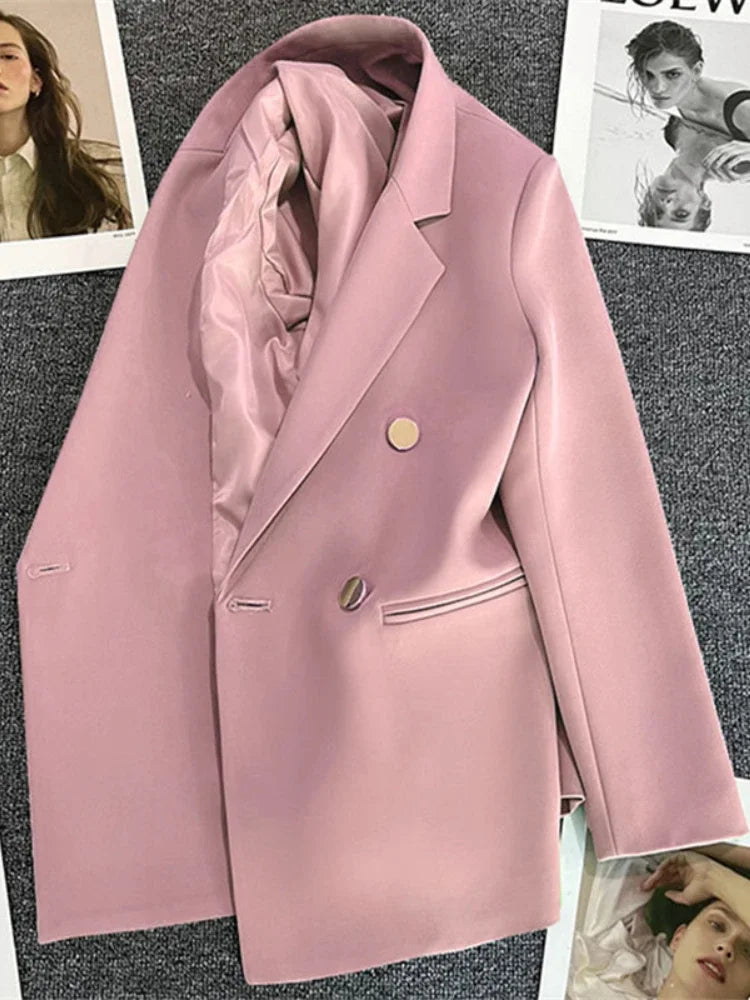 Double-Breasted Slim Blazer | Wovetsa