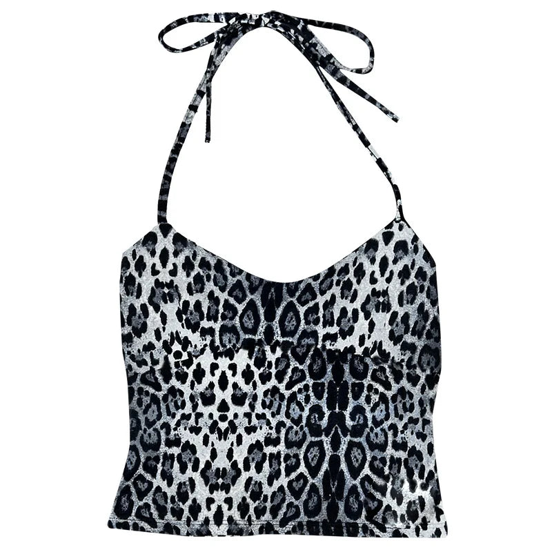 Y2K Bow-Trim Crop Tank Top | Wovetsa