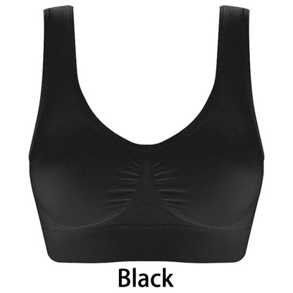 Seamless Wireless Sports Bra for Women — Breathable Crop Top | Wovetsa