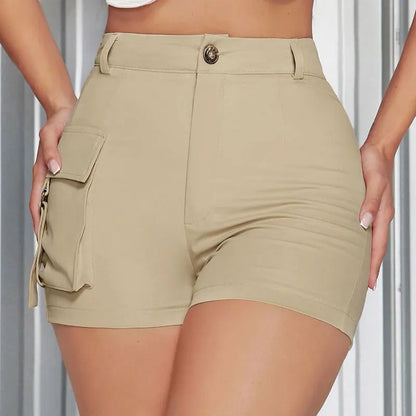 Bodycon Cargo Shorts | Wovetsa