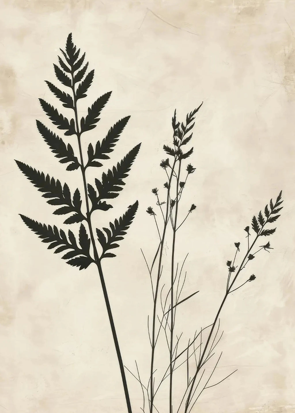 Botanical Canvas Wall Art Print | Wovetsa