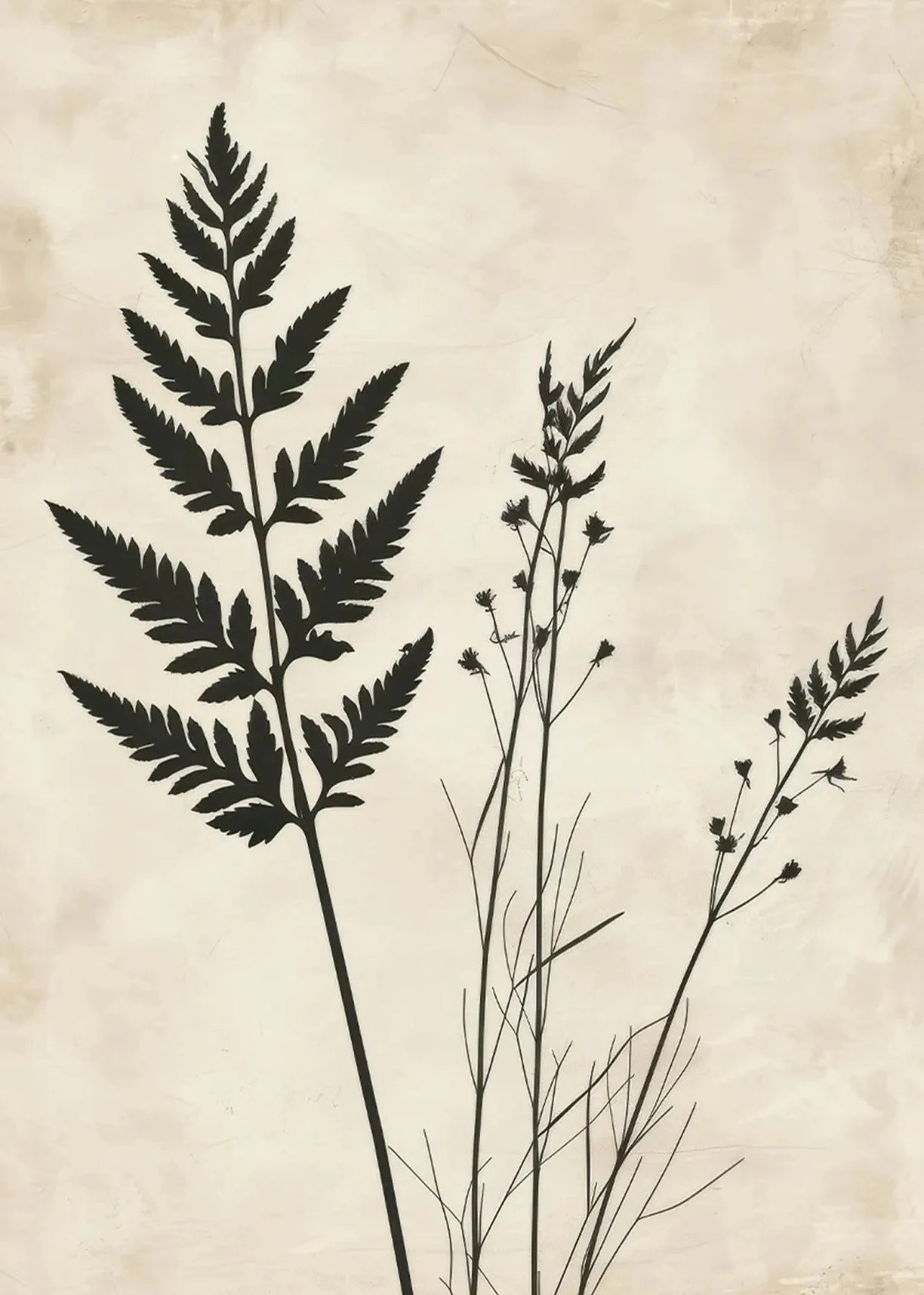 Botanical Canvas Wall Art Print | Wovetsa