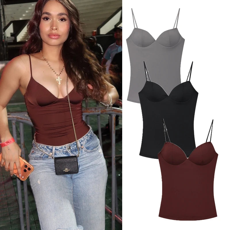 Bustier Corset Crop Slip Top | Wovetsa