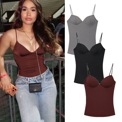 Bustier Corset Crop Slip Top | Wovetsa
