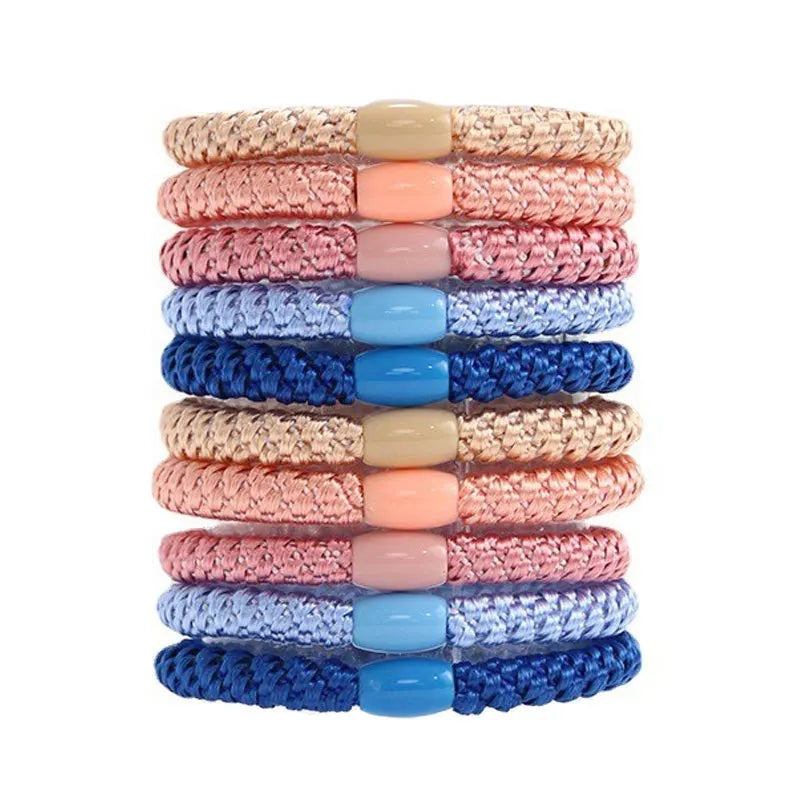 Elastic Hair Ties Set 10 Pcs | Wovetsa
