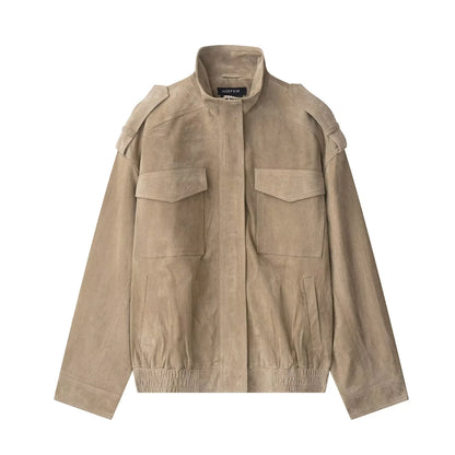 Vintage Tie-Dye Suede Short Jacket | Wovetsa