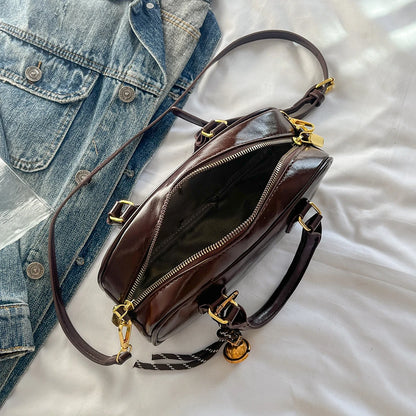 Vintage Mini PU Leather Shoulder Bag | Wovetsa