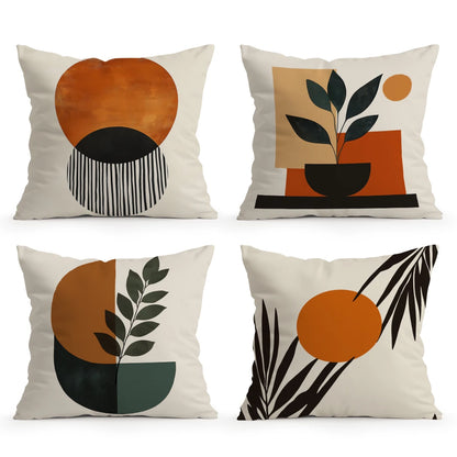 Geometric Abstract Cushion Cover Decorative Pillowcase | Wovetsa