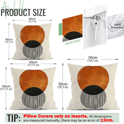 Geometric Abstract Cushion Cover Decorative Pillowcase | Wovetsa