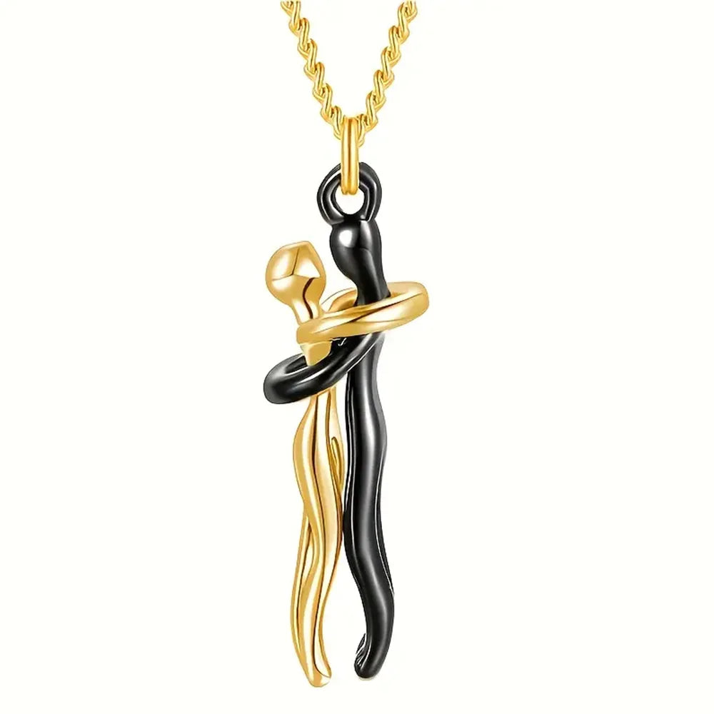 Hug Pendant Necklace for Couples | Wovetsa