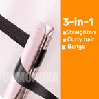 3-in-1 Mini Hair Straightener & Curler | Wovetsa
