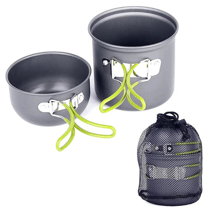 Lightweight Aluminum Camping Cookware Set | Wovetsa
