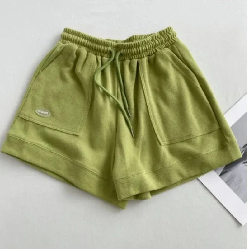 Wide-Leg Drawstring Shorts | Wovetsa