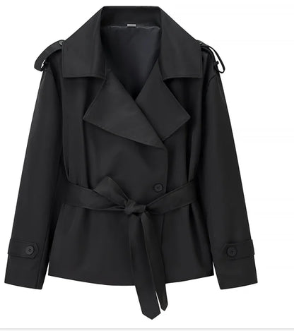 Lapel Trench Coat | Wovetsa