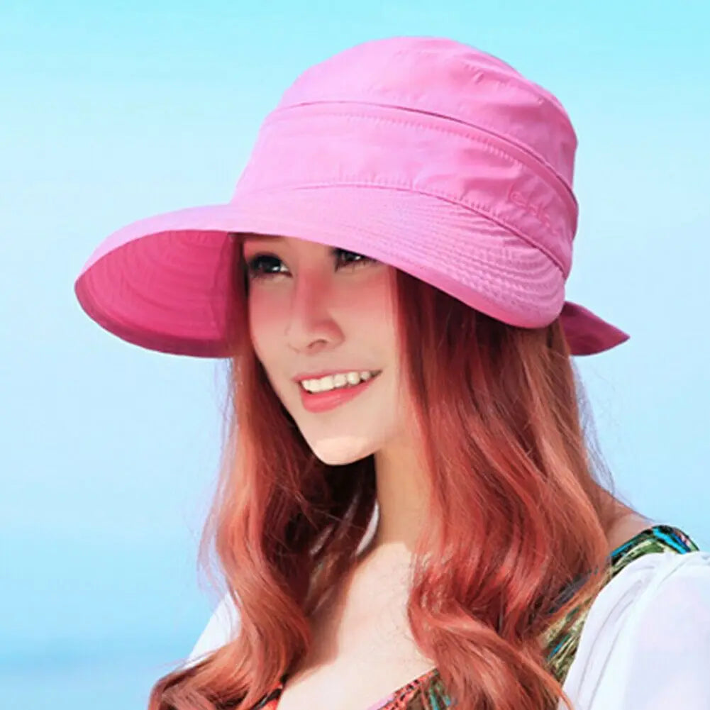 Wide Brim Sun Hat UV Protection | Wovetsa