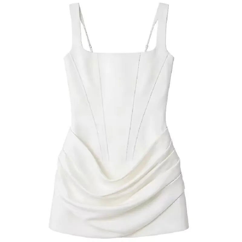 Backless Strap Tie Bodycon Mini Dress | Wovetsa