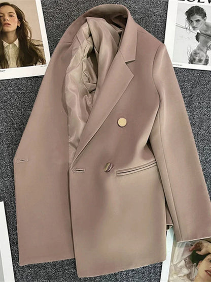 Double-Breasted Slim Blazer | Wovetsa