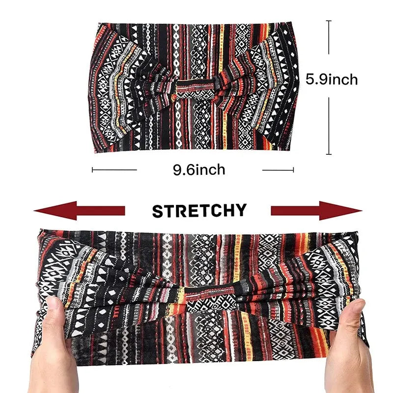 Bohemian Yoga Headband for Women — Sweat-Absorbing Hair Accessory | Wovetsa