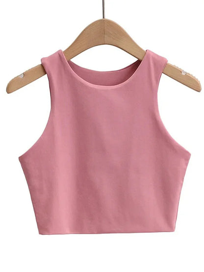 Backless Slim Tank Top | Wovetsa
