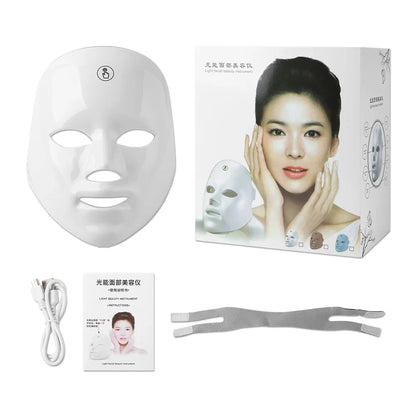 LED Photon Therapy Face Mask for Acne & Wrinkle Removal — Skin Rejuvenation | Wovetsa