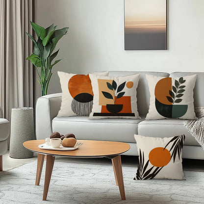 Geometric Abstract Cushion Cover Decorative Pillowcase | Wovetsa
