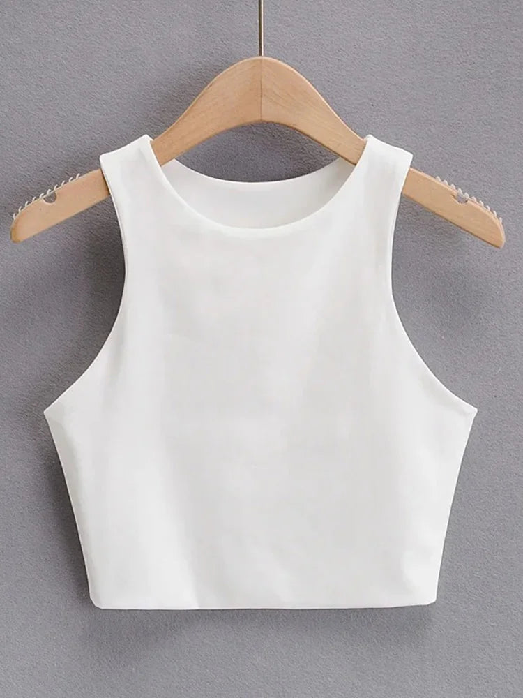 Backless Slim Tank Top | Wovetsa