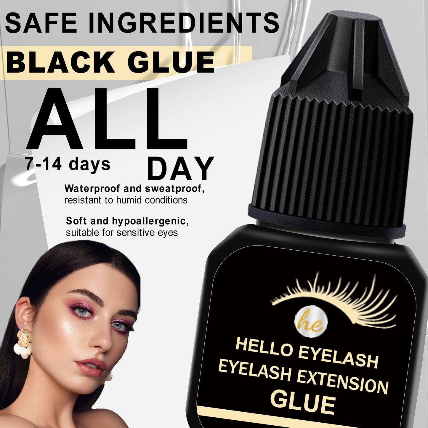 Eyelash Extension Glue Fast Drying | Wovetsa