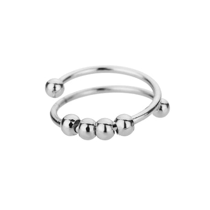 Gold-Tone Stainless Steel Cocktail Ring | Wovetsa