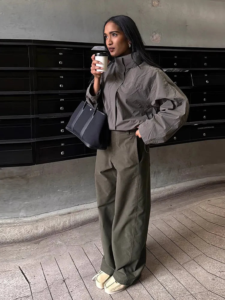 Stand Collar Pilot Jacket | Wovetsa