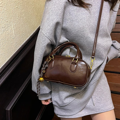 Vintage Mini PU Leather Shoulder Bag | Wovetsa