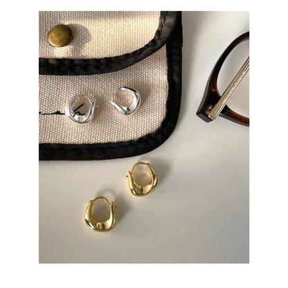 925 Sterling Silver Hoop Earrings | Wovetsa