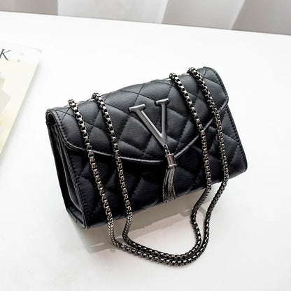 Quilted Plaid PU Flap Shoulder & Crossbody Bag | Wovetsa
