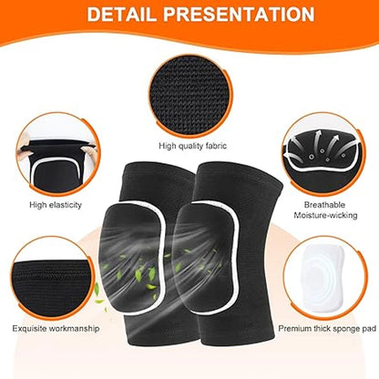 Soft Breathable Knee Pads for Women — Dance, Yoga & Sports | Wovetsa
