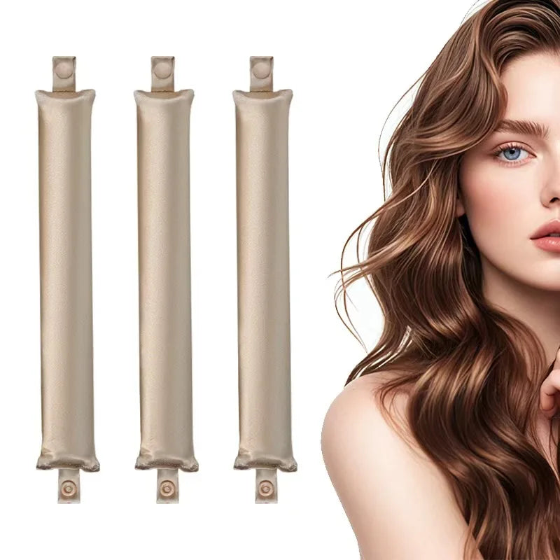 Heatless Satin Hair Curler Set | Wovetsa