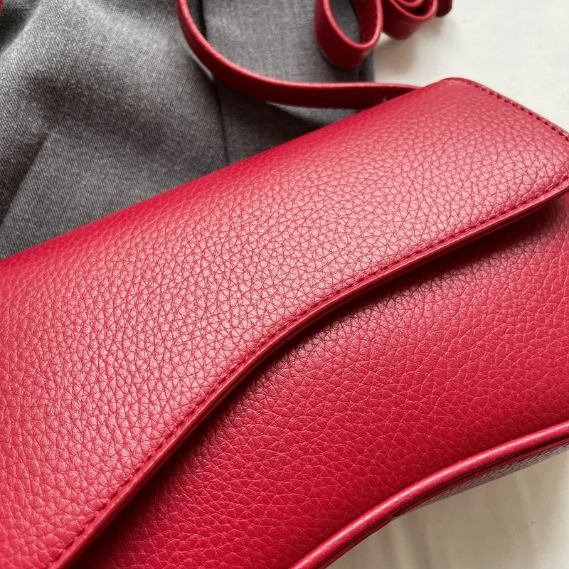 Lychee Pattern Flap Crossbody Bag | Wovetsa