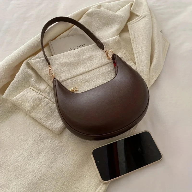 Sequin Half Moon Shoulder Bag | Wovetsa