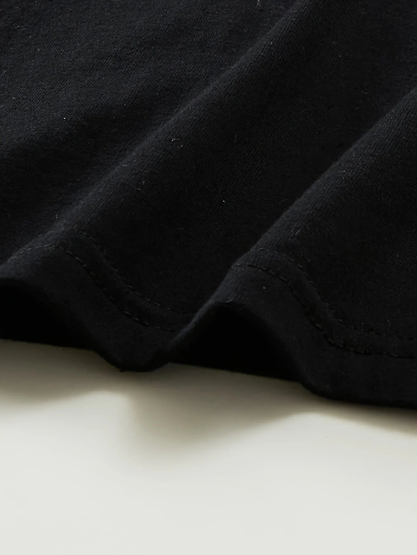 100% Cotton Drop-Shoulder Basic Tee | Wovetsa