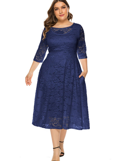 2021 New Women Plus size Dress Black White Long Sleeve Larges Big Plussize Autumn Clothes clothing Casual Wear For Female Suits