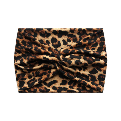 Wide Twisted Turban Headband for Women — Boho Yoga Hair Band | Wovetsa