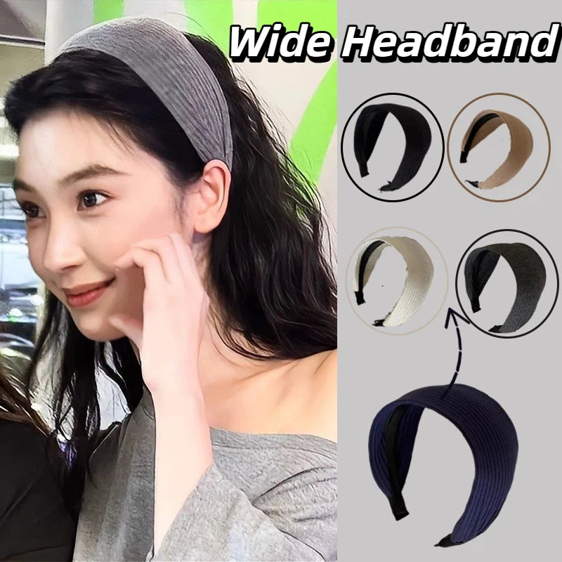 Wide Knit Headband for Women | Wovetsa