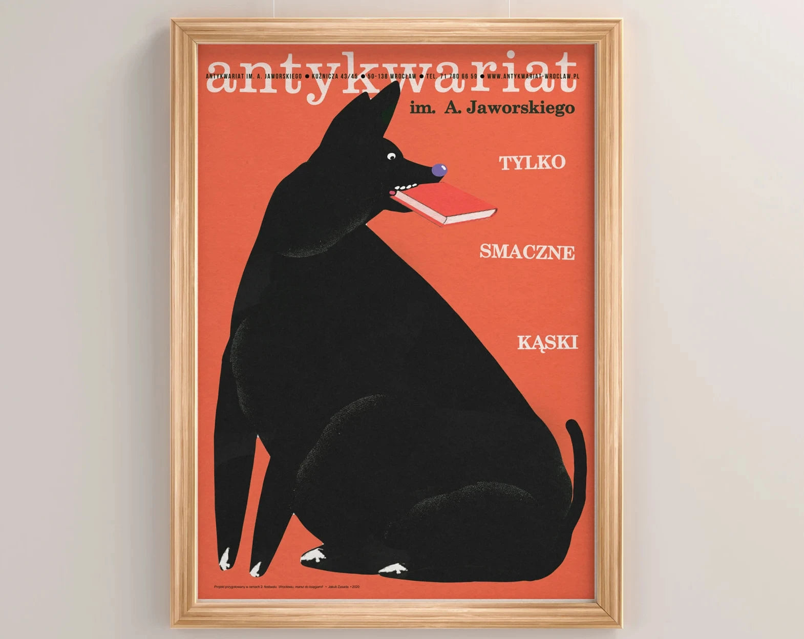 Modern Abstract & Funny Animal Canvas Wall Art Poster | Wovetsa