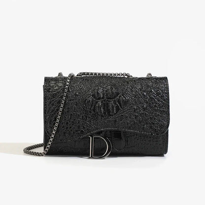 Sequin Chain Flap Crossbody Bag | Wovetsa