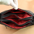 Genuine Cowhide Leather Shoulder Bag | Wovetsa