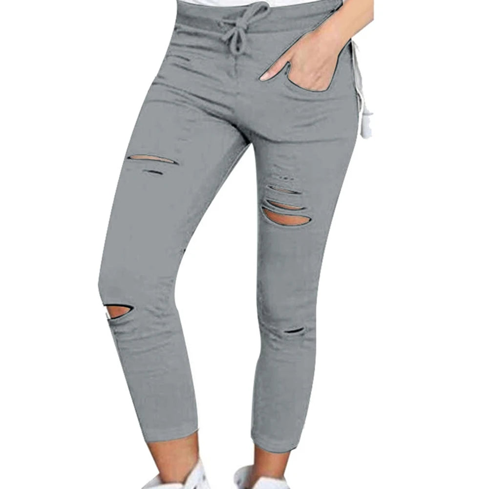 High-Waist Slim Pencil Pants | Wovetsa