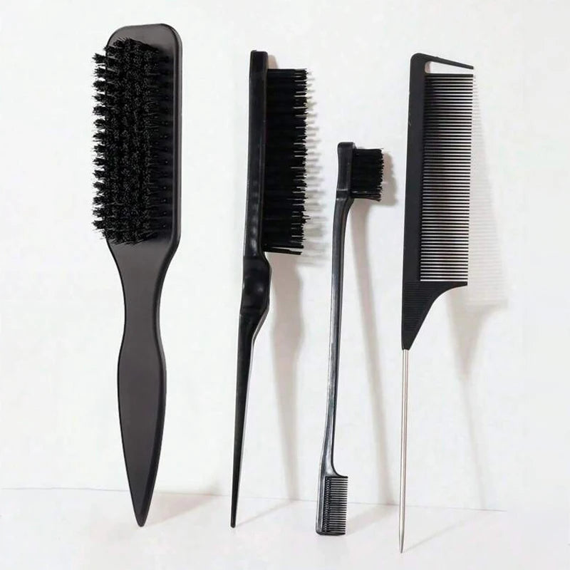 Edge Control Boar Bristle Hair Brush | Wovetsa