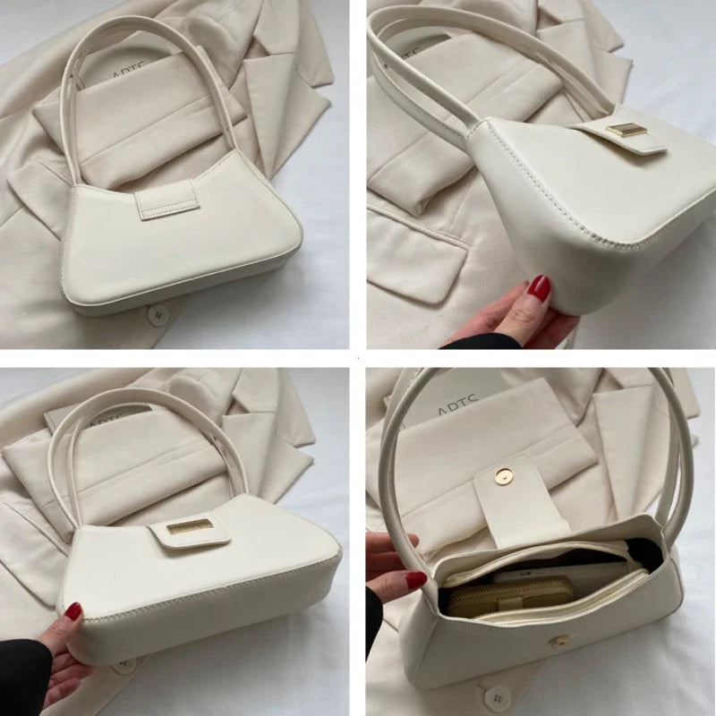 Minimalist Saddle Shoulder Bag | Wovetsa